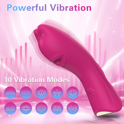 Clitoral G Spot Finger Vibrator 10Speed Clit Nipple Massager Stimulator Sex Toys