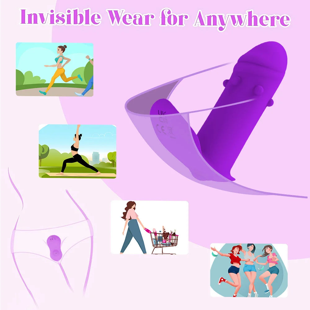 APP Control Wearable Panty Vibrator｜Hands-Free G-Spot & Clitoral Stimulation