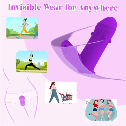 APP Control Wearable Panty Vibrator｜Hands-Free G-Spot & Clitoral Stimulation