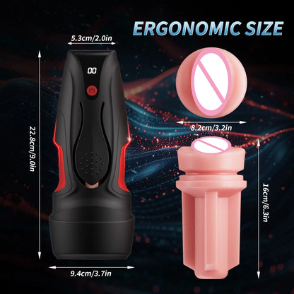 Automatic Squeezable Male Masturbator Cup｜ED Supports Pleasure Toy