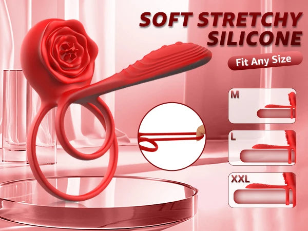 Vibrating Cock Ring Remote Control G-spot Clitoral Nipple Stimulator Penis Ring Vibrator Adult Sex Toys for Men Women Couples