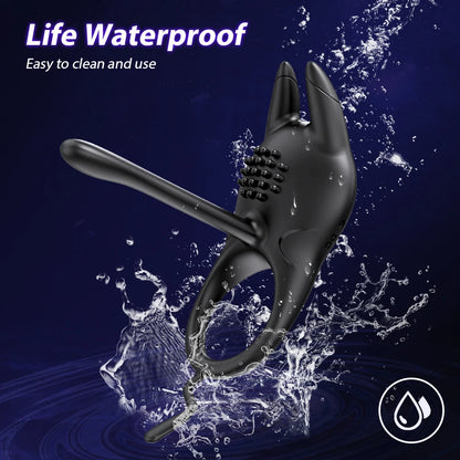 Vibrating Penis Ring for Men Delay Ejaculation Cock Ring Sex Toys for Couples