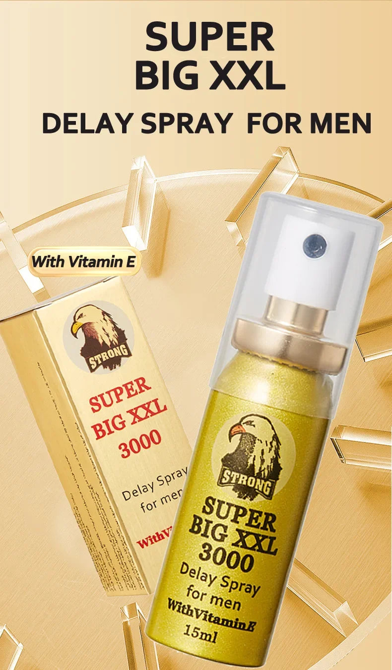 Men’s Premium Delay Spray｜Imported Formula｜Fast-Absorbing, Invisible Long-Lasting (15ml)