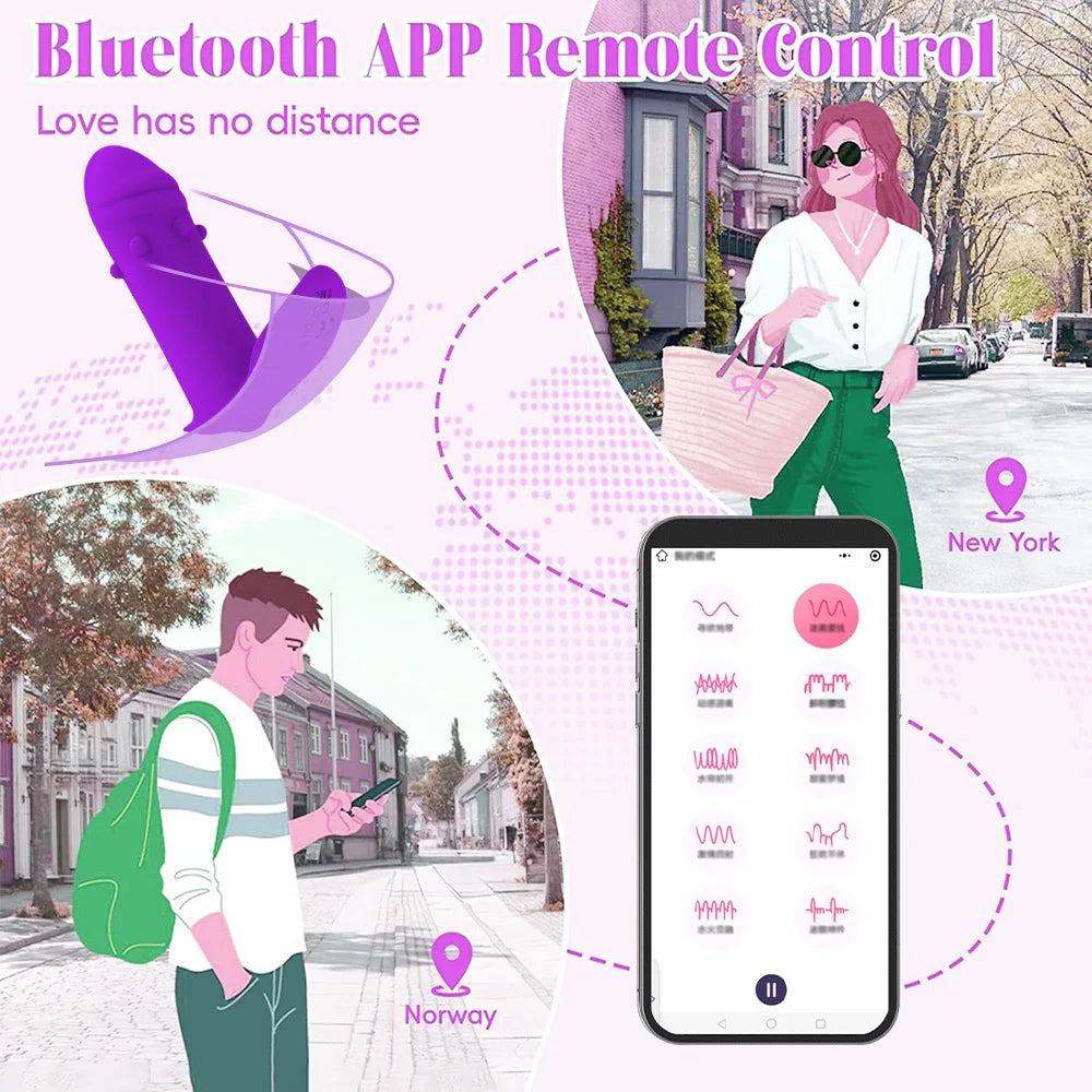APP Control Wearable Panty Vibrator｜Hands-Free G-Spot & Clitoral Stimulation