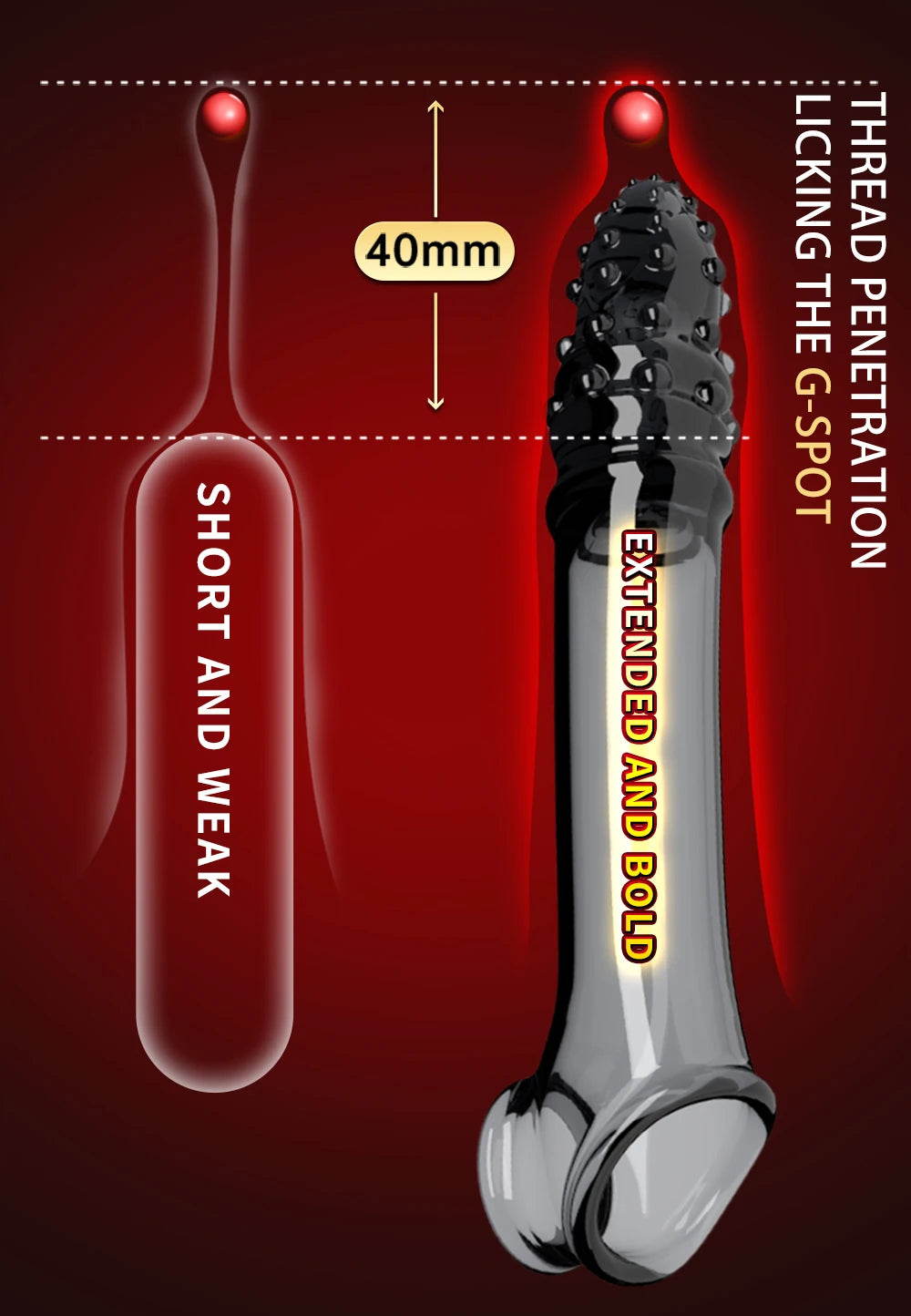 Men’s Reusable Extension Sleeve – Delay Ejaculation, Reusable Cock Cover