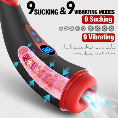 Automatic Heating Male Stroker | Powerful Vibration | ED Supports