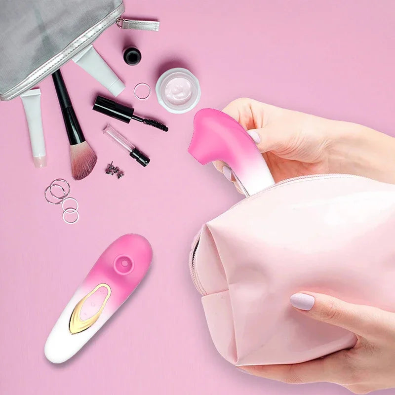 Clitoris Sucking Vibrator for Women Clit Nipple Oral Vacuum Stimulator