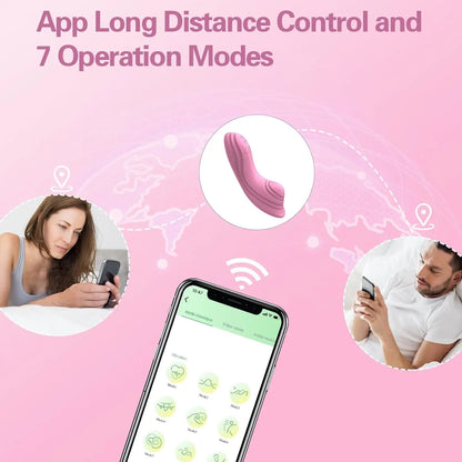 APP Wearable Vibrator｜9-Mode Clitoral Stimulator & Remote Panty Toy for Women