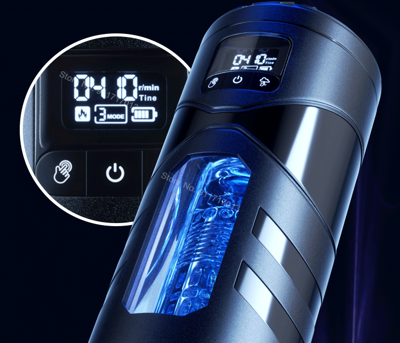 Automatic Heated ED Supports Masturbation Cup ｜ Realistic Vagina Suction Toy for Men