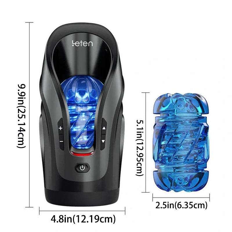 THRUSTING-PRO Male Masturbator – Auto Sucking Heating & High-Speed Thrusting Cup