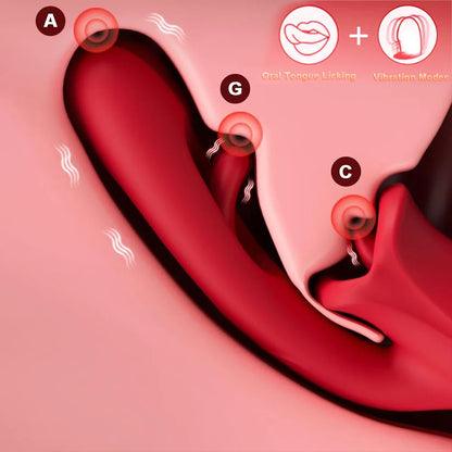 Sucking & Licking Vibrator – Tongue, Patting, and G-Spot Clitoral Stimulator for Women