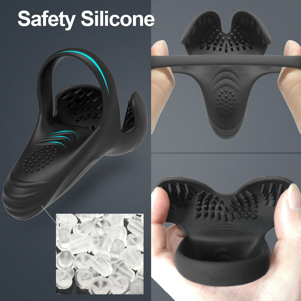 Remote Control Male Massage Ring | Testicle & Perineum Vibrator | Circulation & ED Support