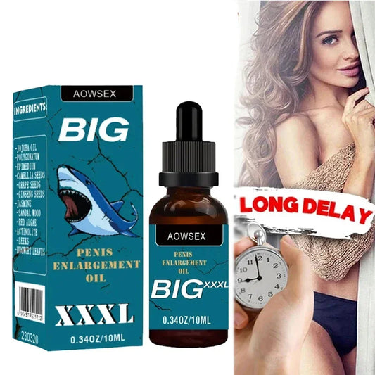 Men’s Enlargement Oil | Safe Formula | Natural Thickening & Size Enhancement