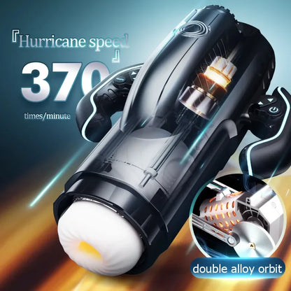 High Speed Thrusting Male Masturbator Machine Automatic Sucking Heating ED Supports