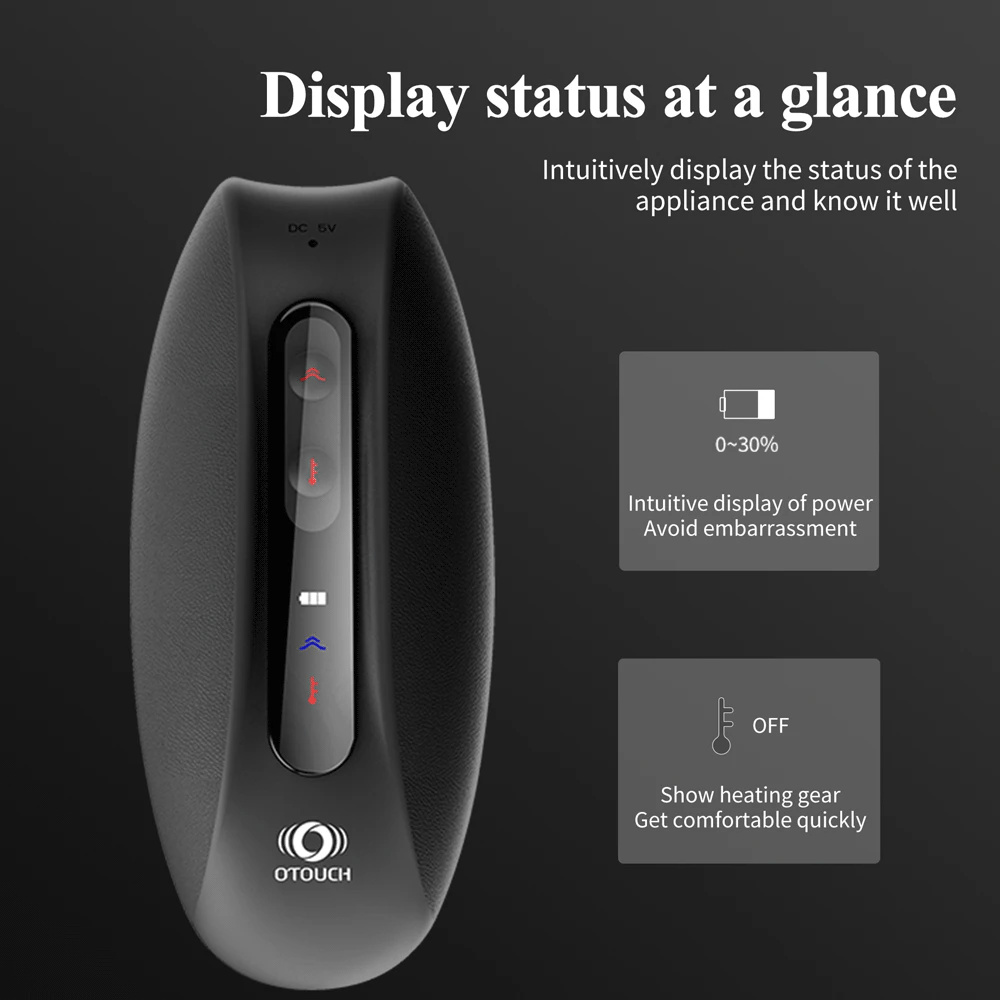 OTOUCH Deven Masturbator Sex Man Pulse Strike Double Vibration Glans Penis Massager Trainer Male Masturbation Goods For adults