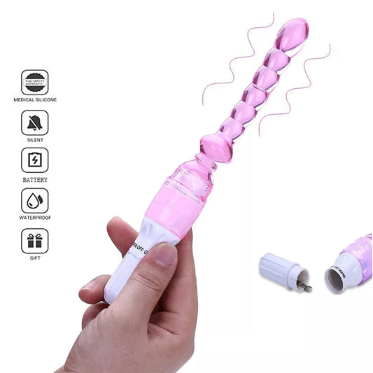 Anal Plug Beads Prostate Massager G-Spot Dildo Vibrator Beads Sex Toys