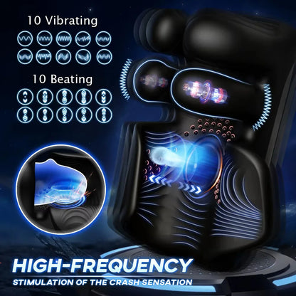 Automatic Glans Trainer Vibrator for Men – Delay Training, Finger Control