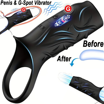 Vibrating Penis Sleeve & Triple Cock Ring｜ED Supports for Men