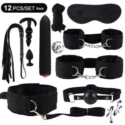 BDSM sexual couples kit erotic accessories handcuffs for session Anal plug sex game Adult Sexy Toys sexyshop