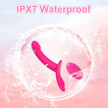 Wearable Strap-On Vibrator | Double Head Remote Control Toy for Couples