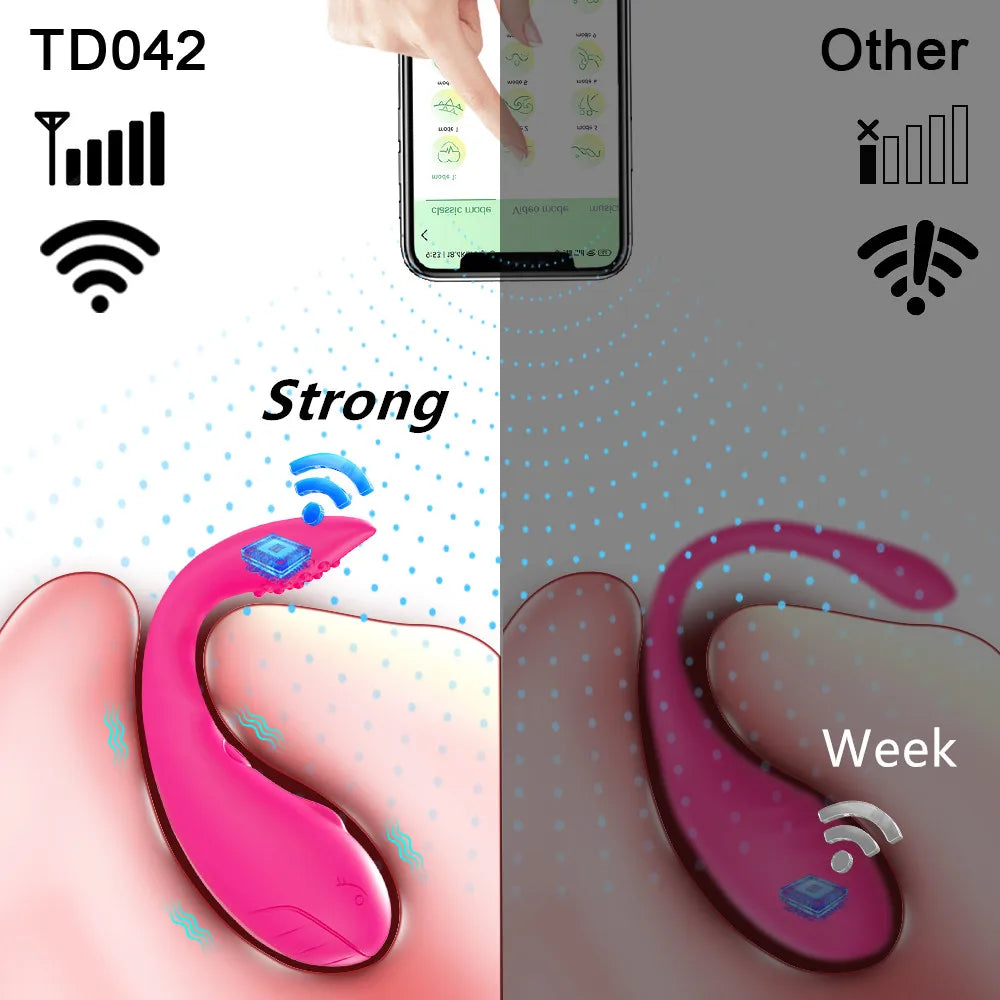APP Bluetooth Control Vibrator for Women Clitoris G Spot Dildo Massager Sex Toys