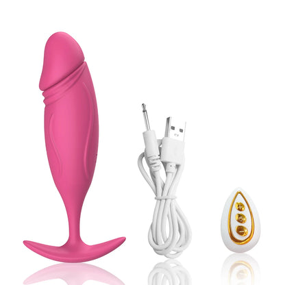 Realistic Silicone Dildo Vibrator | 10 Powerful Modes | Waterproof USB Rechargeable