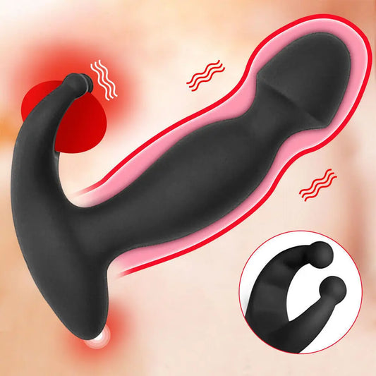 Male Prostate Massager Dildo Anal Sex Butt Plug Anus Vibrator Toys for Men Adult