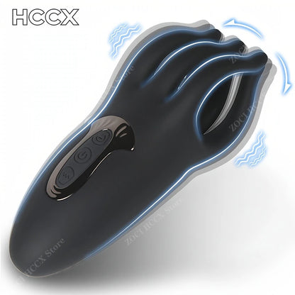 Glans Trainer Vibrator｜Finger Grip Delay & ED Support Training Stimulator for Men