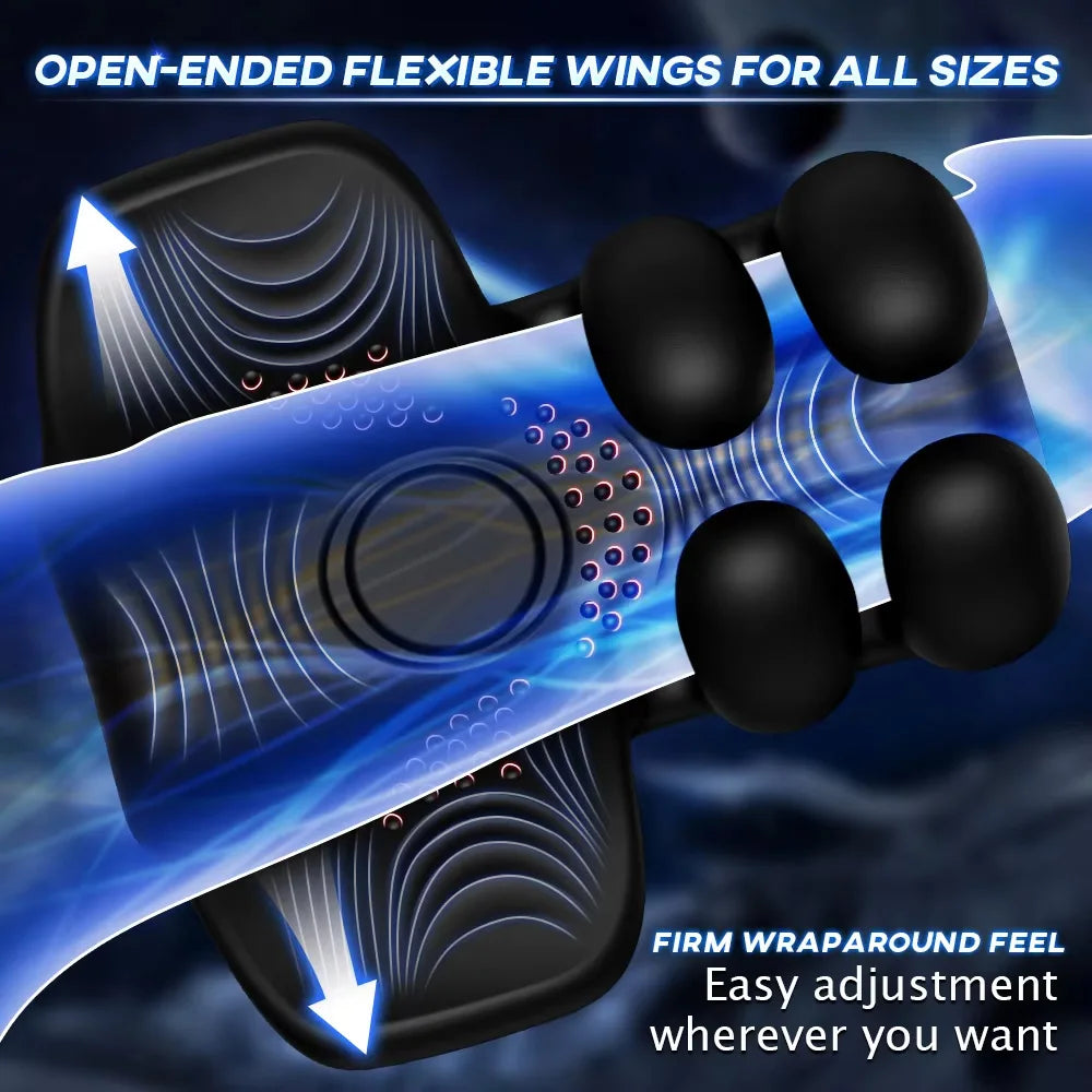 Automatic Glans Trainer Vibrator for Men – Delay Training, Finger Control, USB Charging