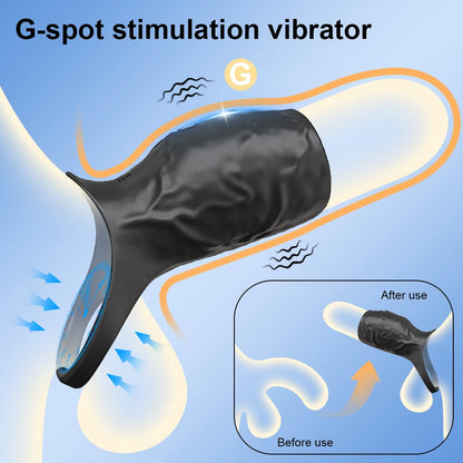 Vibrating Penis Sleeve & Triple Cock Ring｜ED Supports for Men