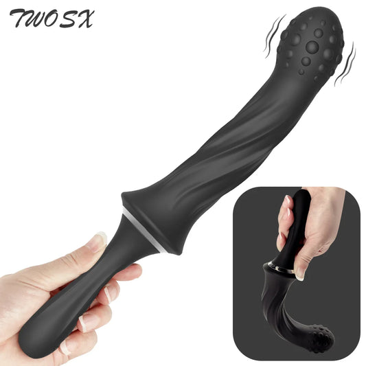 Handheld G‑Spot & Clit Vibrator – Powerful Butt Plug Massager for Couples