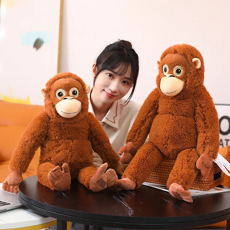 Cartoon Gorilla Plush Toy Large Monkey Stuffed Doll Soft Kids Gift