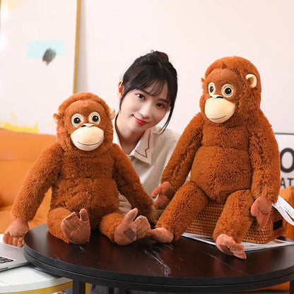 Cartoon Gorilla Plush Toy Large Monkey Stuffed Doll Soft Kids Gift