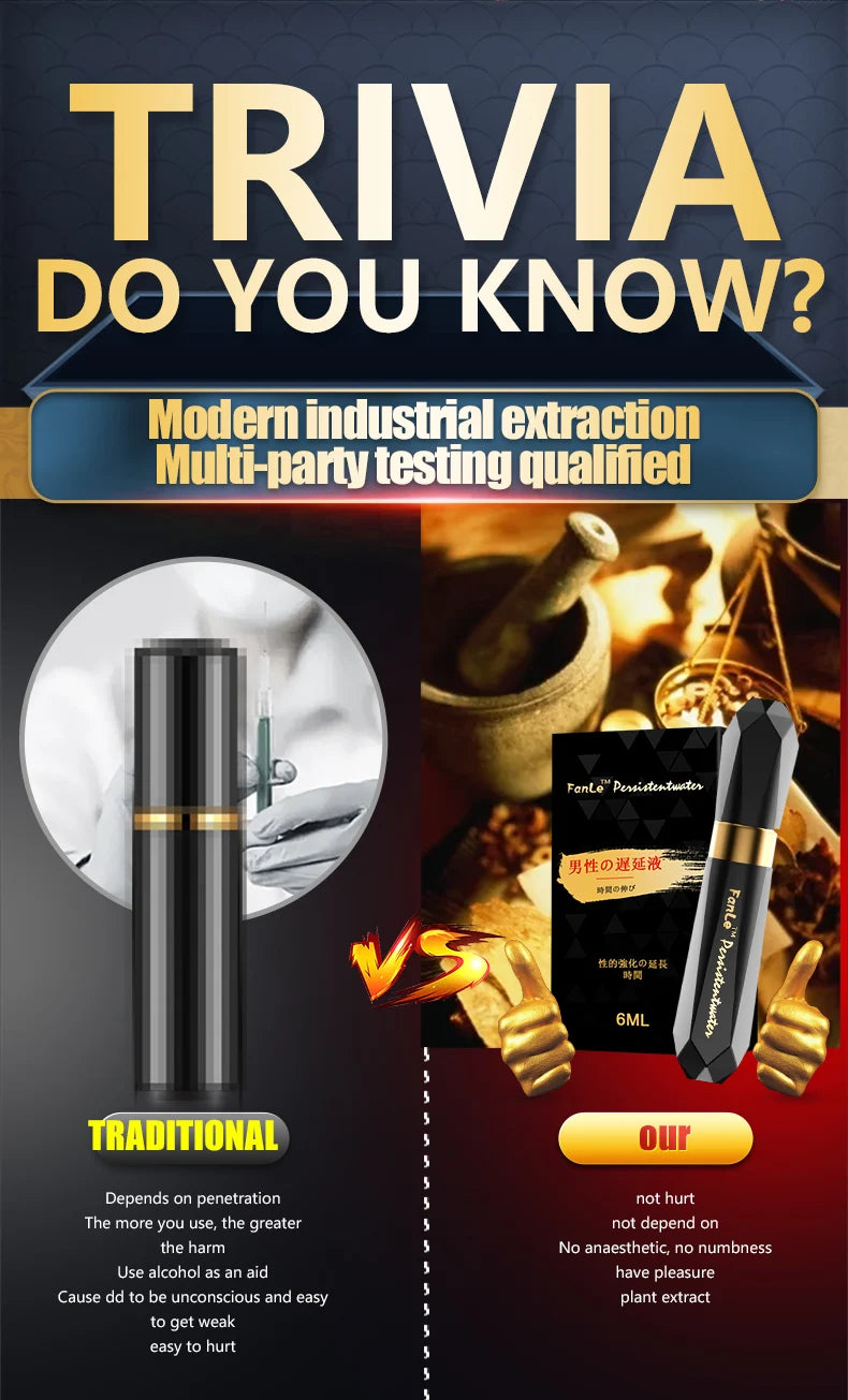 Men’s Delay Spray | Herbal Formula Non-Numbing Desensitizer | Long-Lasting Performance