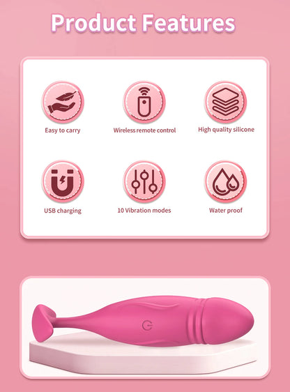 Realistic Silicone Dildo Vibrator | 10 Powerful Modes | Waterproof USB Rechargeable