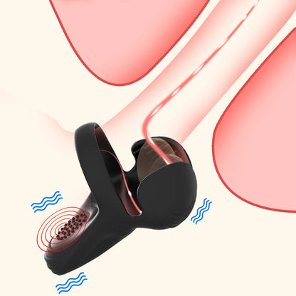 Remote Control Male Massage Ring | Testicle & Perineum Vibrator | Circulation & ED Support