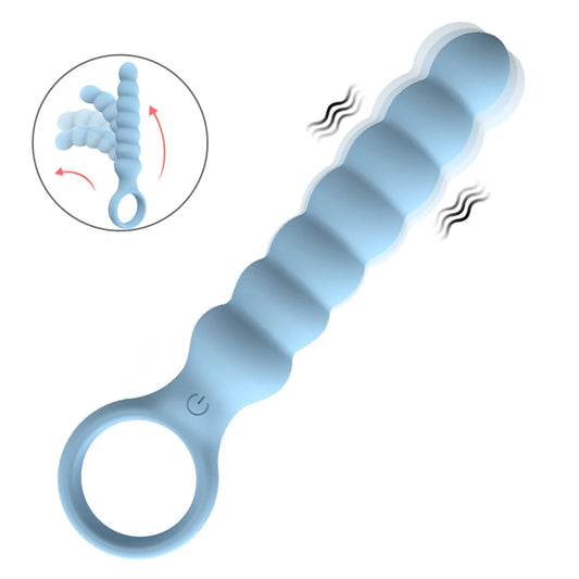 10 Speed Anal Vibrator Anal Beads Prostate Massage Butt Plug Stimulator Sex Toy