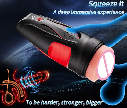 Automatic Squeezable Male Masturbator Cup｜ED Supports Pleasure Toy