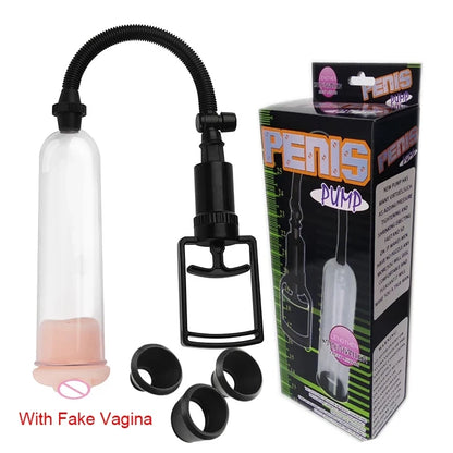 Manual Penis Pump | Vacuum Enlarger | ED Erection & Endurance Trainer