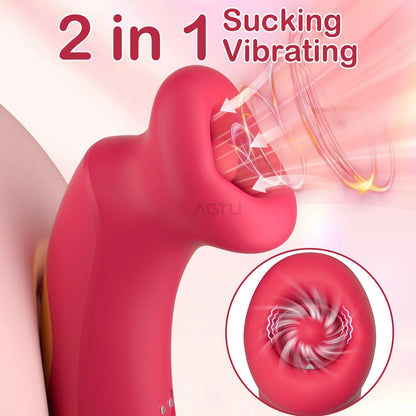 Oral Sucking Vibrator Sucker Clit Clitoris Stimulator Female Nipple Vacuum 18+