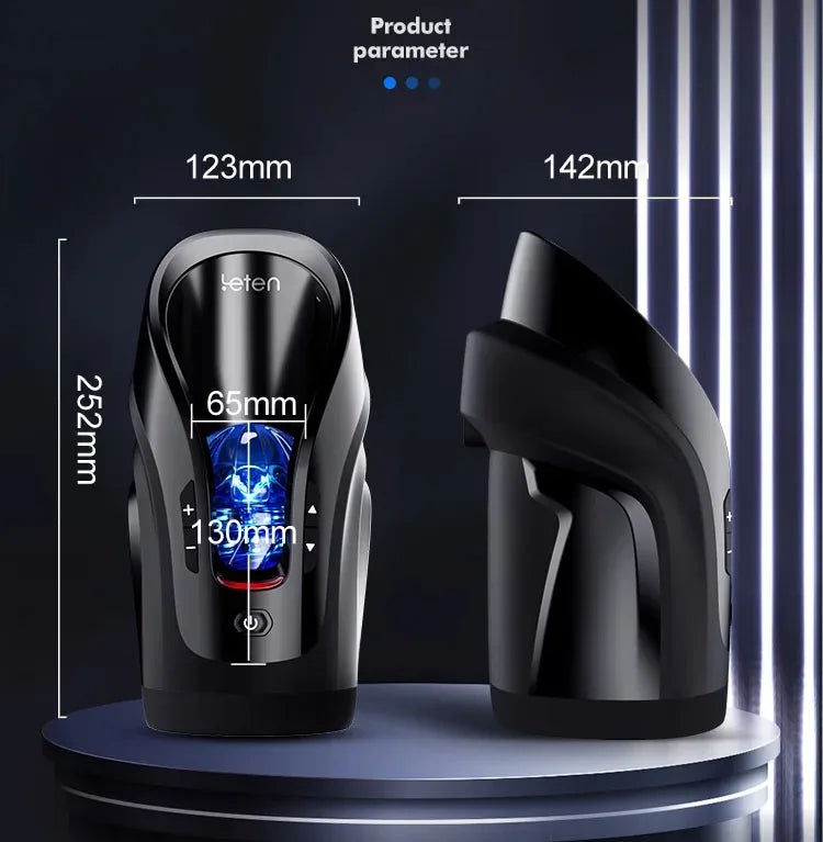 THRUSTING-PRO Male Masturbator – Auto Sucking Heating & High-Speed Thrusting Cup
