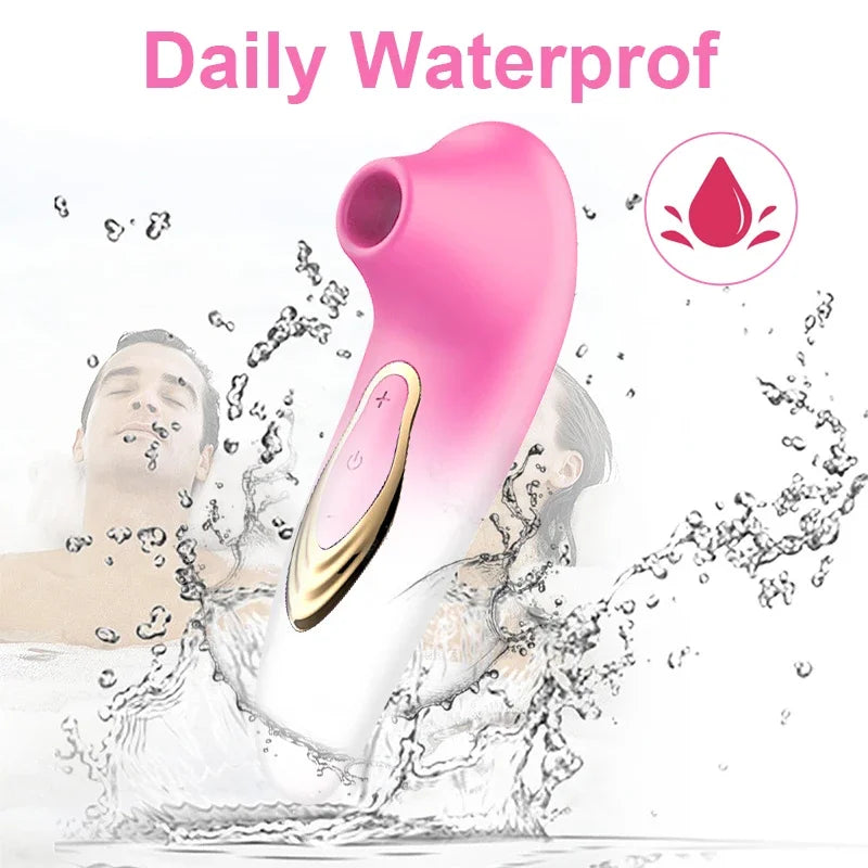 Clitoris Sucking Vibrator for Women Clit Nipple Oral Vacuum Stimulator