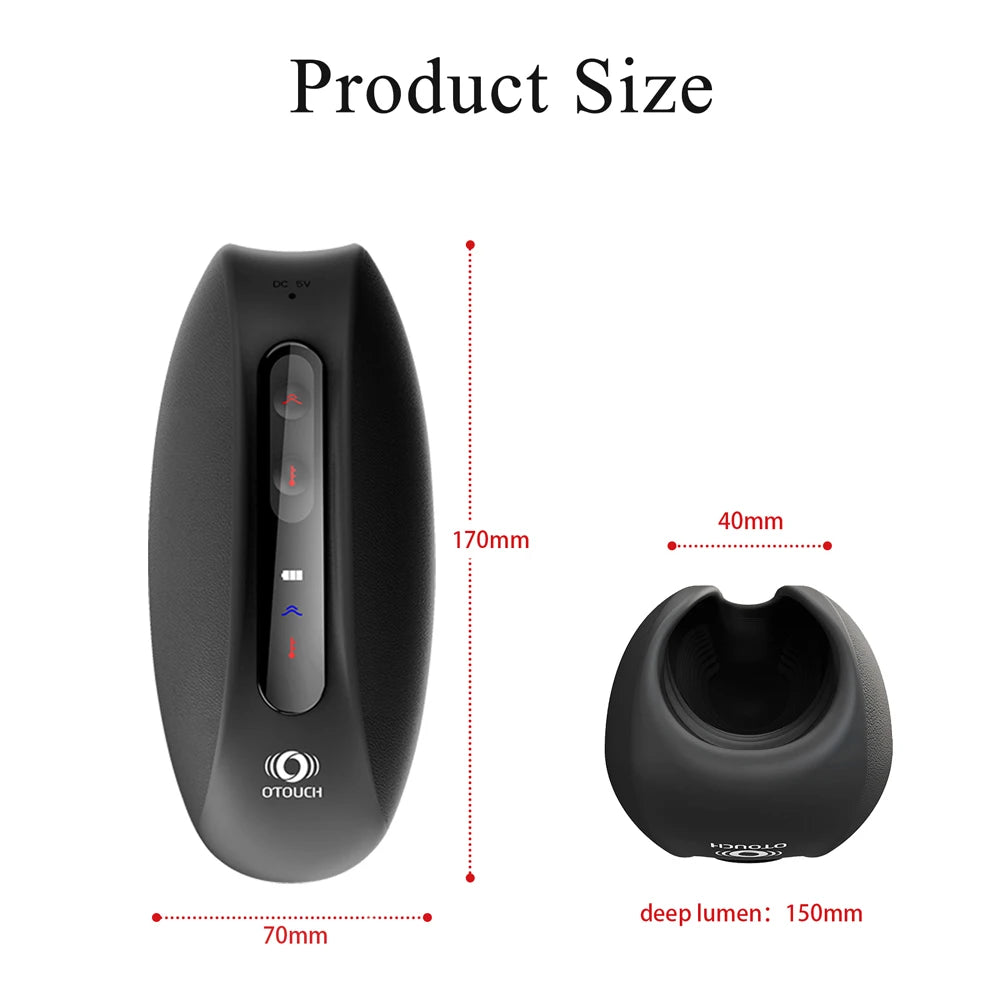 OTOUCH Deven Masturbator Sex Man Pulse Strike Double Vibration Glans Penis Massager Trainer Male Masturbation Goods For adults