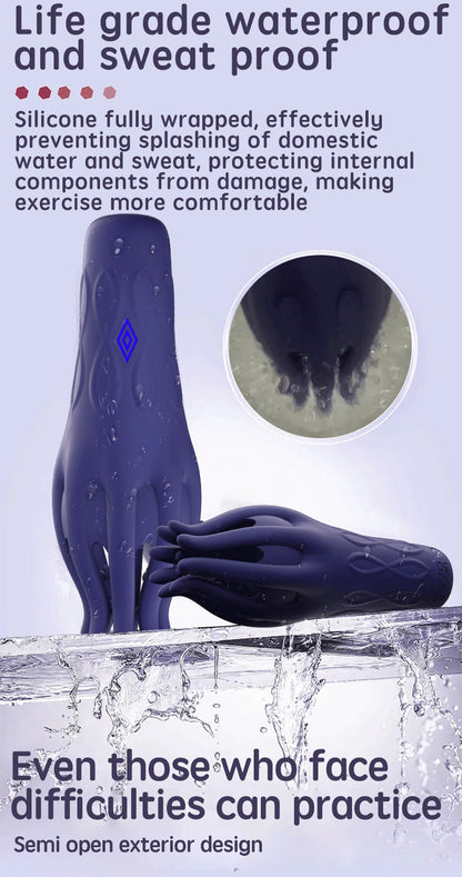 ED-Support Vibrating Glans Trainer | Harden & Delay Ejaculation | Soft Fingertip