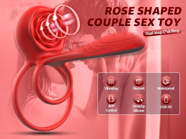 Vibrating Cock Ring Remote Control G-spot Clitoral Nipple Stimulator Penis Ring Vibrator Adult Sex Toys for Men Women Couples