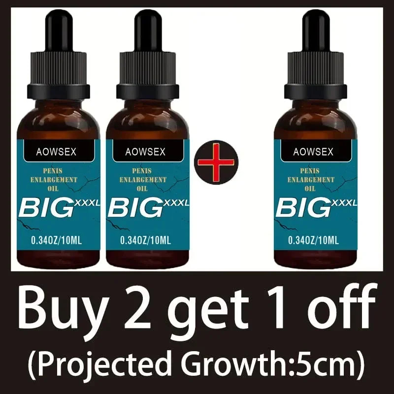Men’s Enlargement Oil | Safe Formula | Natural Thickening & Size Enhancement