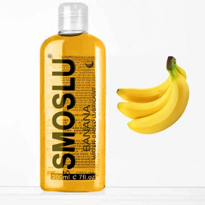 SMOSLU Water-Based Lubricant 200 ml｜Fruit Flavour Lube Banana Chocolate Sugar ｜Body & Anal Use