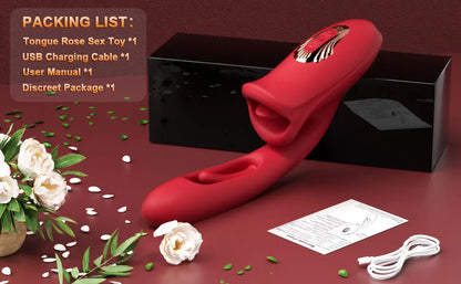 Sucking & Licking Vibrator – Tongue, Patting, and G-Spot Clitoral Stimulator for Women