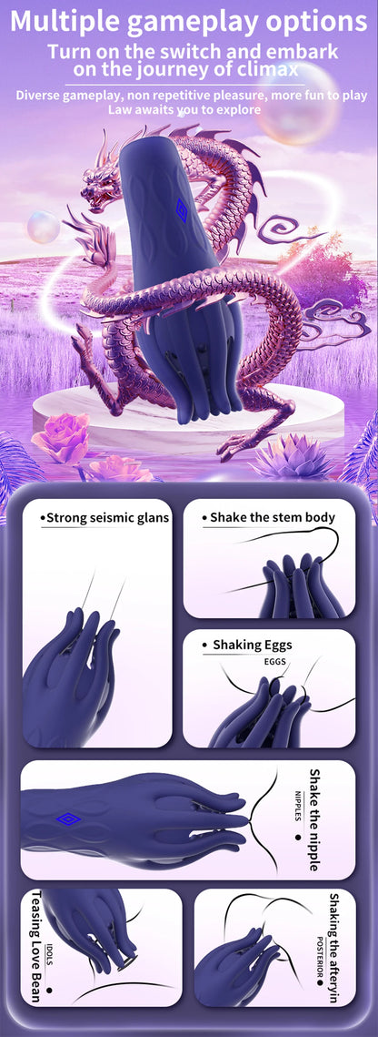ED-Support Vibrating Glans Trainer | Harden & Delay Ejaculation | Soft Fingertip