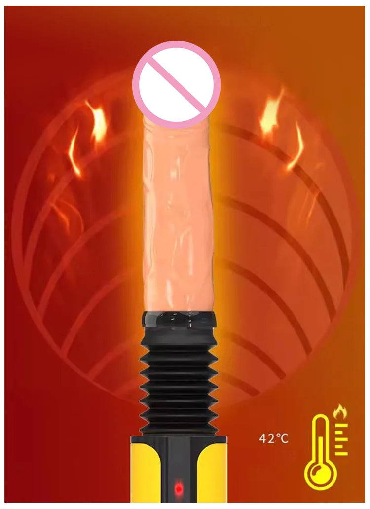 Foldable Hands-Free Automatic Thrusting Machine | Wireless Telescopic Sex Device